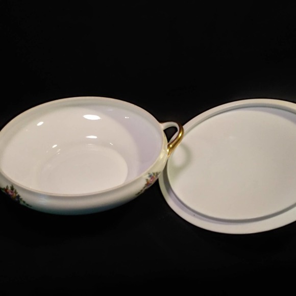 Antique Replacement China 1920s Noritake Round Covered Vegetable Bowl in Mariana - Picture 8 of 15